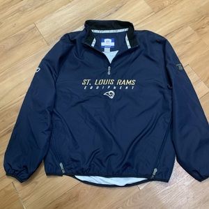 This is a vintage saint Louis rams windbreaker